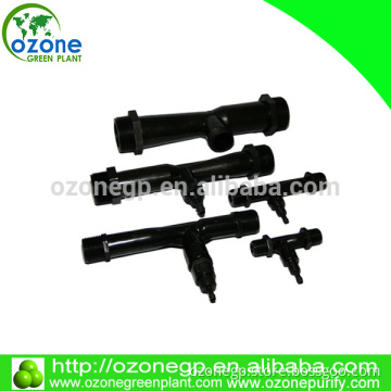 1~3m3/hr high efficent venturi injector tube with static mixer for ozone generator water
